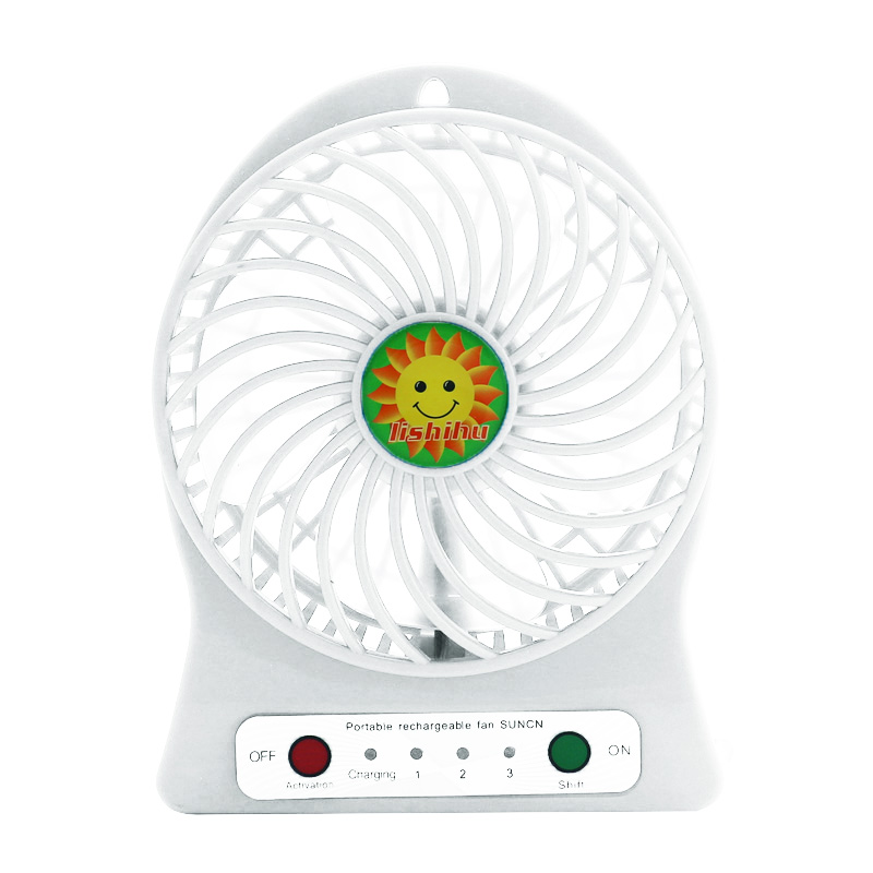 Przenośny wentylator LED Mini USB 18650 li Akumulator USB Cooler Wentylatory
